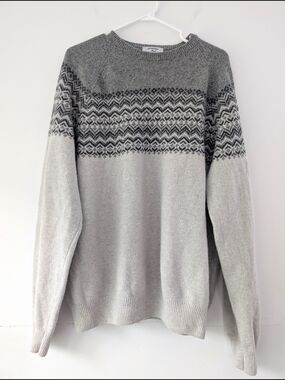 Sporting Mare 80% Wool Fair Isle Inspired Sweater | Made In Italy  Cozy Knit